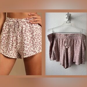 🐆 Stars Above Soft Lounge Leopard Shorts